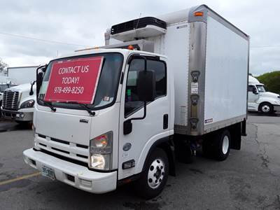 Isuzu NPR HD 10 ft Refrigerated Truck - 215HP, 6 Speed Automatic