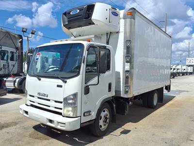 Isuzu NQR 16 ft Refrigerated Truck - 215HP, 6 Speed Automatic, Liftgate