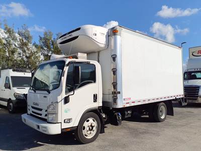 Isuzu NQR 16 ft Refrigerated Truck - 215HP, 6 Speed Automatic, Liftgate