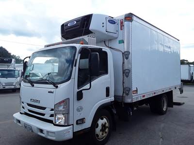 Isuzu NQR 16 ft Refrigerated Truck - 215HP, 6 Speed Automatic, Liftgate