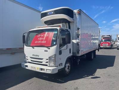 Isuzu NQR 18 ft Refrigerated Truck - 215HP, 6 Speed Automatic, Liftgate
