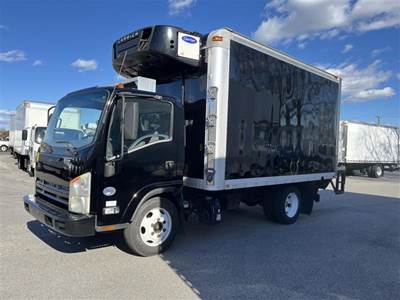 Isuzu NQR 14 ft Refrigerated Truck - 215HP, 6 Speed Automatic, Liftgate