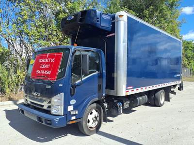 Isuzu NQR 20 ft Refrigerated Truck - 215HP, 6 Speed Automatic, Liftgate