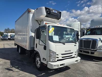 Isuzu NQR 16 ft Refrigerated Truck - 215HP, 6 Speed Automatic, Liftgate