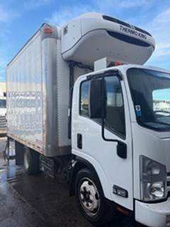 Isuzu NQR 12 ft Refrigerated Truck - 215HP, 6 Speed Automatic, Liftgate