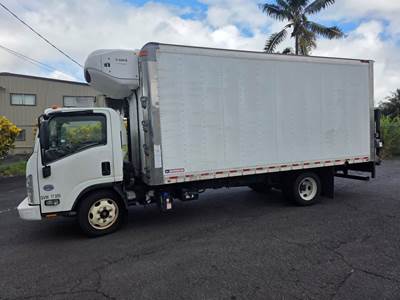 Isuzu NQR 18 ft Refrigerated Truck - 215HP, 6 Speed Automatic, Liftgate