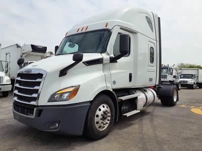 Freightliner Cascadia 116 Single Axle Sleeper Semi Truck - 61" Condo Sleeper, 10 Speed Manual