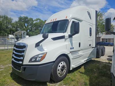 Freightliner Cascadia 126 Sleeper Semi Truck - 48" Mid Roof Sleeper, 455HP, 12 Speed Automatic