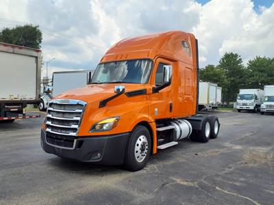 Freightliner Cascadia 126 Sleeper Semi Truck - 73" Mid Roof Sleeper, 455HP, 12 Speed Automatic