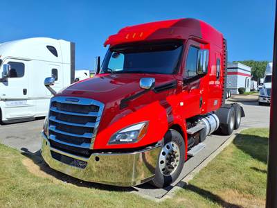 Freightliner Cascadia 126 Sleeper Semi Truck - 48" Mid Roof Sleeper, 455HP, 12 Speed Automatic