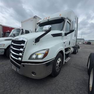 Freightliner Cascadia 126 Sleeper Semi Truck - 72" Mid Roof Sleeper, 455HP, 12 Speed Automatic