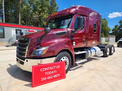 Freightliner Cascadia 126 Sleeper Semi Truck - 60" Mid Roof Sleeper, 450HP, 12 Speed Automatic