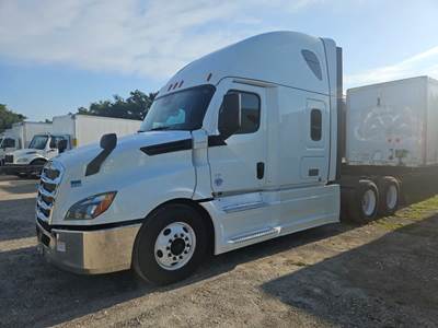 Freightliner Cascadia 126 Sleeper Semi Truck - 48" Mid Roof Sleeper, 455HP, 12 Speed Automatic