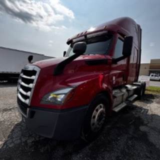 Freightliner Cascadia 126 Sleeper Semi Truck - 72" Mid Roof Sleeper, 505HP, 6 Speed Automatic