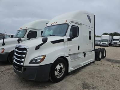 Freightliner Cascadia 126 Sleeper Semi Truck - 48" Mid Roof Sleeper, 455HP, 12 Speed Automatic