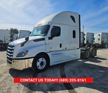 Freightliner Cascadia 126 Sleeper Semi Truck - 48" Mid Roof Sleeper, 455HP, 12 Speed Automatic