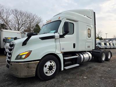 Freightliner Cascadia 126 Sleeper Semi Truck - 50" Mid Roof Sleeper, 455HP, 12 Speed Automatic