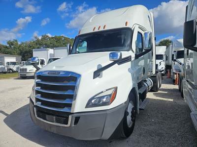 Freightliner Cascadia 126 Sleeper Semi Truck - 48" Mid Roof Sleeper, 455HP, 12 Speed Automatic