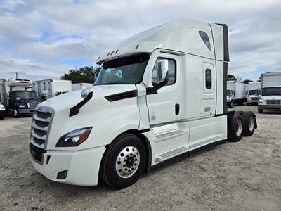 Freightliner Cascadia 126 Sleeper Semi Truck - 48" Mid Roof Sleeper, 455HP, 12 Speed Automatic