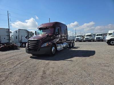 Freightliner Cascadia 126 Sleeper Semi Truck - 48" Mid Roof Sleeper, 455HP, 12 Speed Automatic