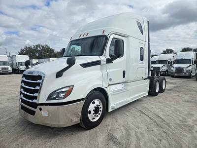 Freightliner Cascadia 126 Sleeper Semi Truck - 48" Mid Roof Sleeper, 455HP, 12 Speed Automatic