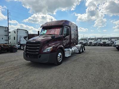 Freightliner Cascadia 126 Sleeper Semi Truck - 48" Mid Roof Sleeper, 455HP, 12 Speed Automatic