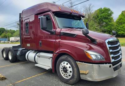 Freightliner Cascadia 126 Sleeper Semi Truck - 48" Mid Roof Sleeper, 450HP, 12 Speed Automatic