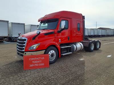 Freightliner Cascadia 126 Sleeper Semi Truck - 64" Mid Roof Sleeper, 455HP, 12 Speed Automatic