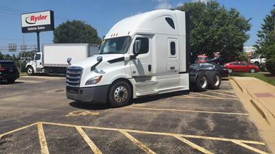 Freightliner Cascadia 126 Sleeper Semi Truck - 75" Condo Sleeper, 455HP, 12 Speed Automatic