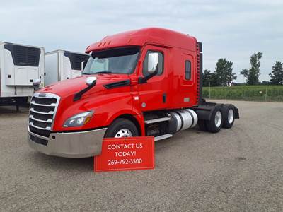 Freightliner Cascadia 126 Sleeper Semi Truck - 73" Mid Roof Sleeper, 455HP, 12 Speed Automatic