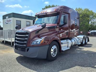 Freightliner Cascadia 126 Sleeper Semi Truck - 51" Mid Roof Sleeper, 455HP, 12 Speed Automatic