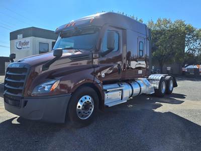 Freightliner Cascadia 126 Sleeper Semi Truck - 61" Mid Roof Sleeper, 455HP, 12 Speed Automatic