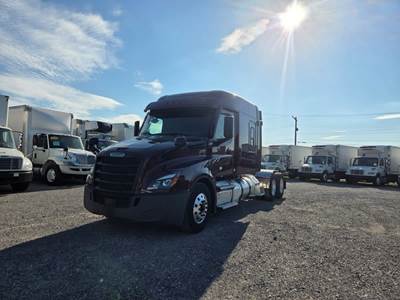 Freightliner Cascadia 126 Sleeper Semi Truck - 48" Mid Roof Sleeper, 455HP, 12 Speed Automatic