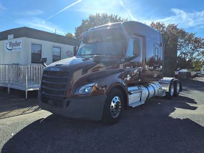 Freightliner Cascadia 126 Sleeper Semi Truck - 61" Mid Roof Sleeper, 455HP, 12 Speed Automatic