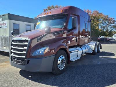 Freightliner Cascadia 126 Sleeper Semi Truck - 61" Mid Roof Sleeper, 455HP, 12 Speed Automatic