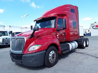 International LT625 Sleeper Semi Truck - 72" Condo Sleeper, 10 Speed Manual