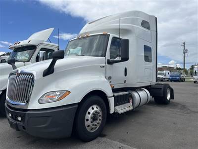 International LT625 Single Axle Sleeper Semi Truck - 72" Condo Sleeper, 450HP, 10 Speed Manual