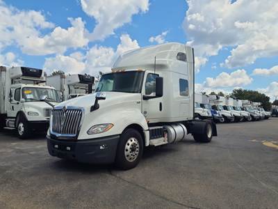 International LT625 Single Axle Sleeper Semi Truck - 72" Condo Sleeper, 450HP, 10 Speed Manual