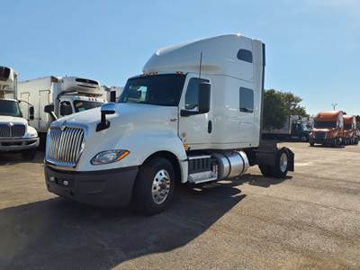 International LT625 Single Axle Sleeper Semi Truck - 72" Condo Sleeper, 450HP, 10 Speed Manual