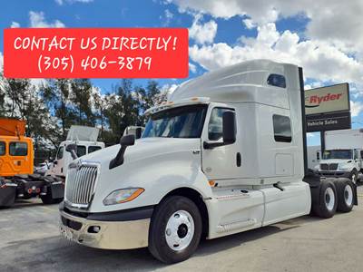 International LT625 Sleeper Semi Truck - 72" Condo Sleeper, 450HP, 12 Speed Automatic
