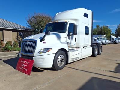 International LT625 Sleeper Semi Truck - 72" Condo Sleeper, 450HP, 12 Speed Automatic