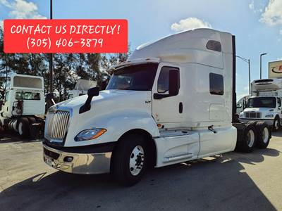 International LT625 Sleeper Semi Truck - 72" Condo Sleeper, 450HP, 12 Speed Automatic