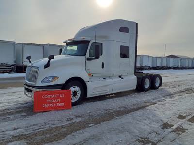 International LT625 Sleeper Semi Truck - 74" Condo Sleeper, 450HP, 10 Speed Automatic