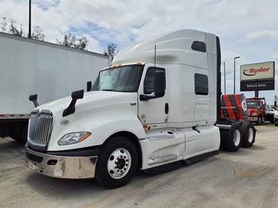 International LT625 Sleeper Semi Truck - 72" Condo Sleeper, 450HP, 12 Speed Automatic