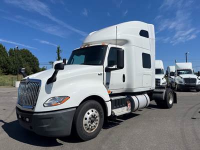 International LT625 Single Axle Sleeper Semi Truck - 73" Condo Sleeper, 450HP, 10 Speed Manual