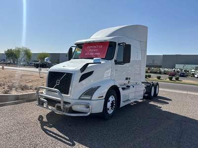 Volvo VNR64T-640 Sleeper Semi Truck - 60" Mid Roof Sleeper, 12 Speed Automatic
