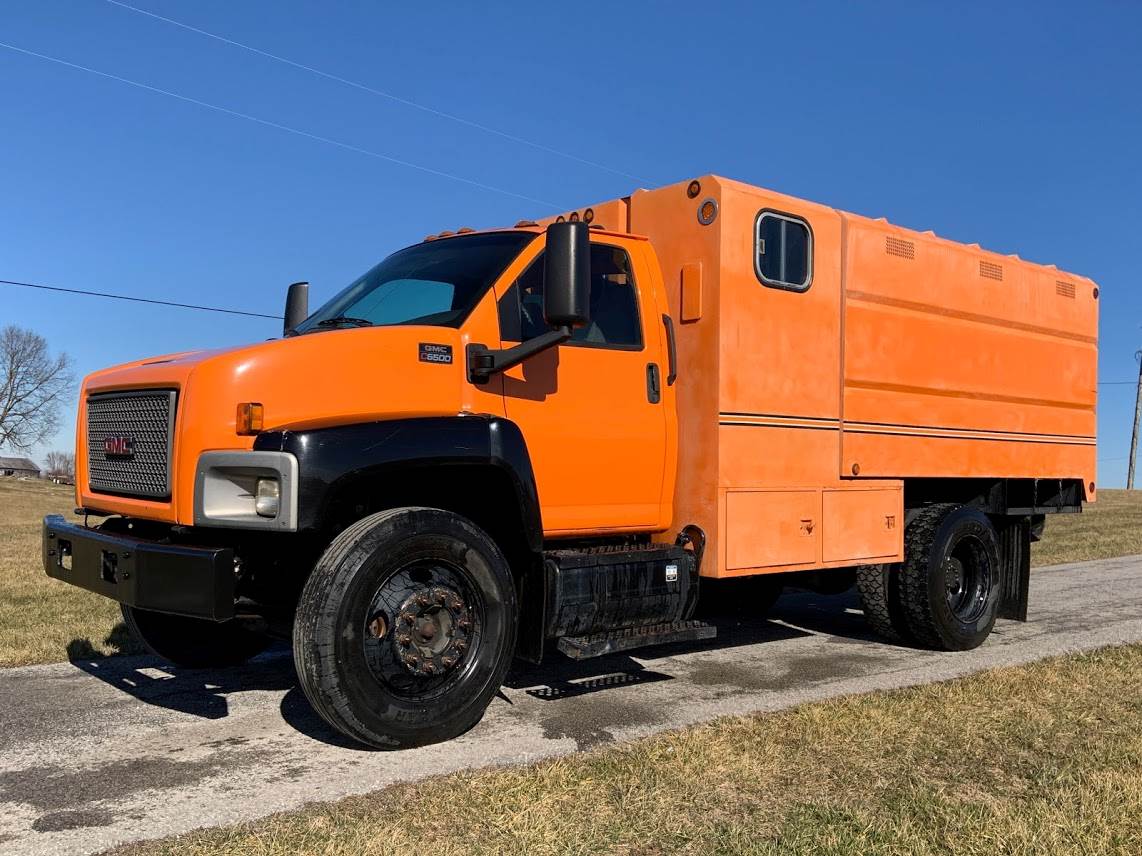 2008 GMC C6500 with Chipper Dump Bed and Crew Box For Sale | Sparta, KY