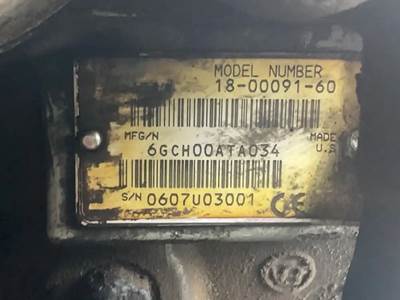 (Used) D&W, A/C Compressor- Model: 18-00091-60, MFG Number: 6GCH00ATA034, Serial
