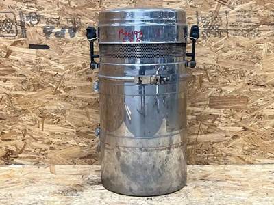 (Used) Air Cleaner- Side: Driver Side, Material: Aluminum, Shape: Cylinder, 