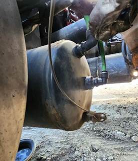 Freightliner Cascadia 113 Air Tank